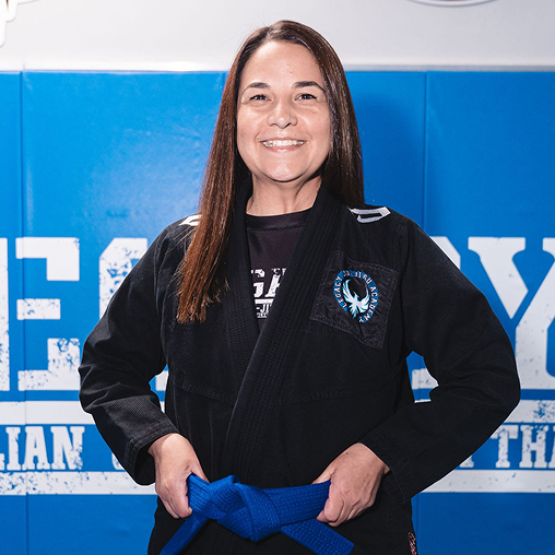 littles bjj coach caressa desimone img